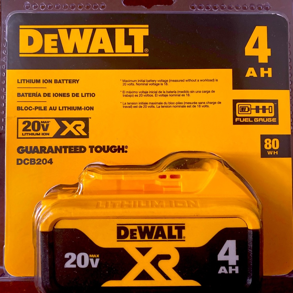 DEWALT Lithium Ion Battery - Brand New (Sealed)